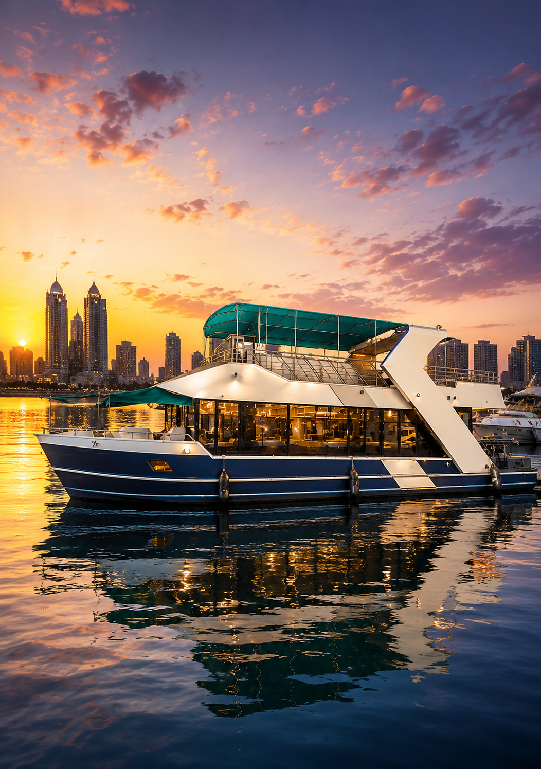 Luxury yacht interior Doha